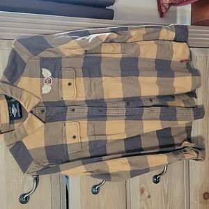 Harley Davidson Women's long sleeve light flannel